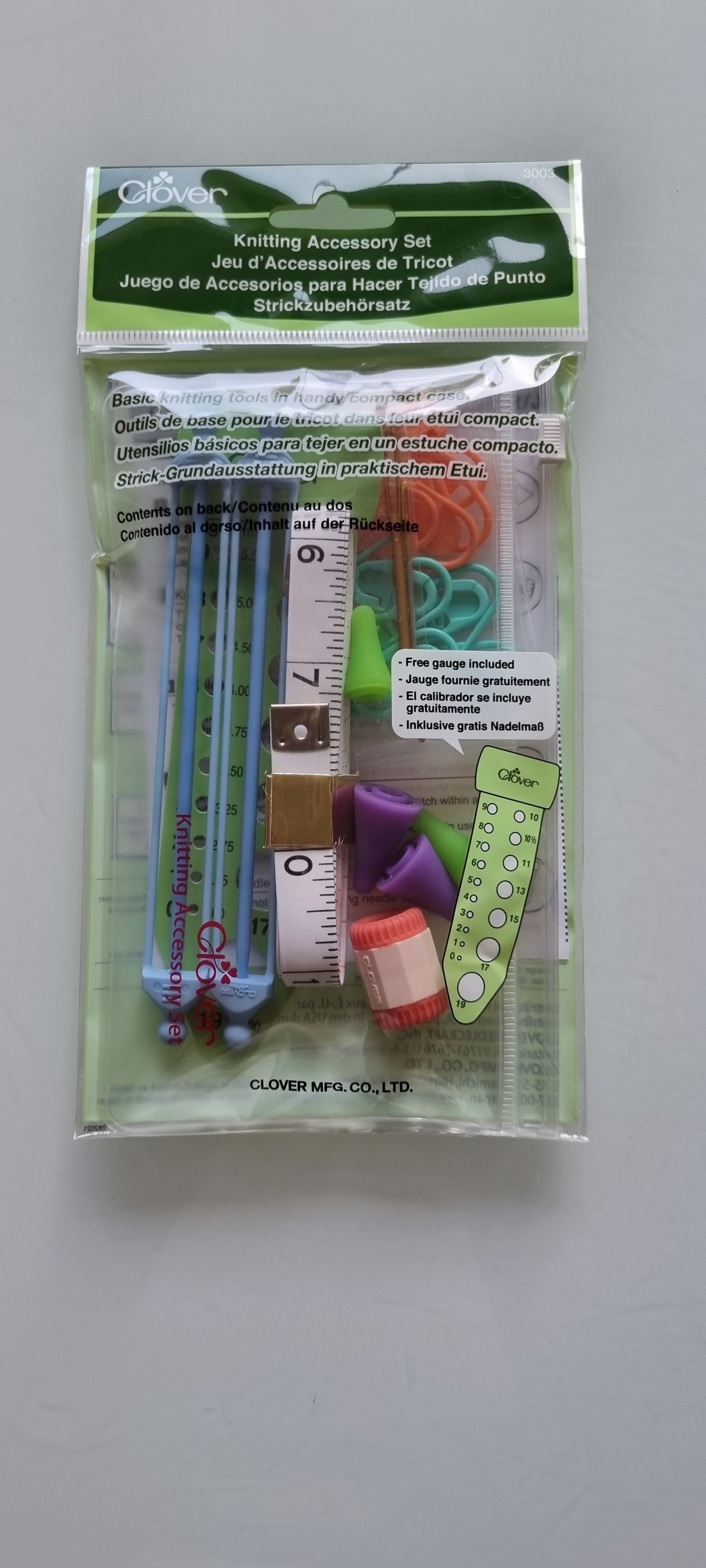 Clover komplet strikketilbehør