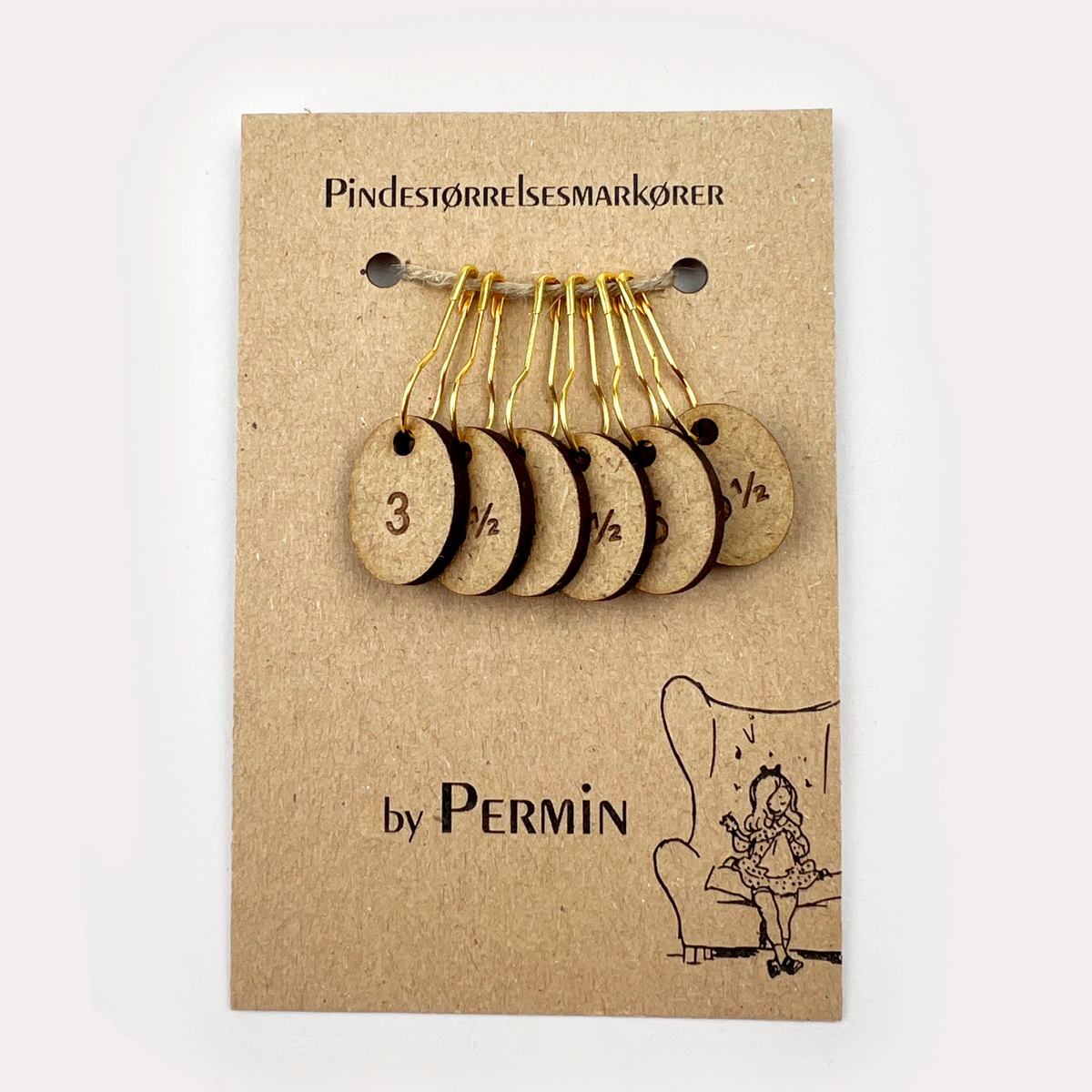 Pindestørrelsesmarkører Permin