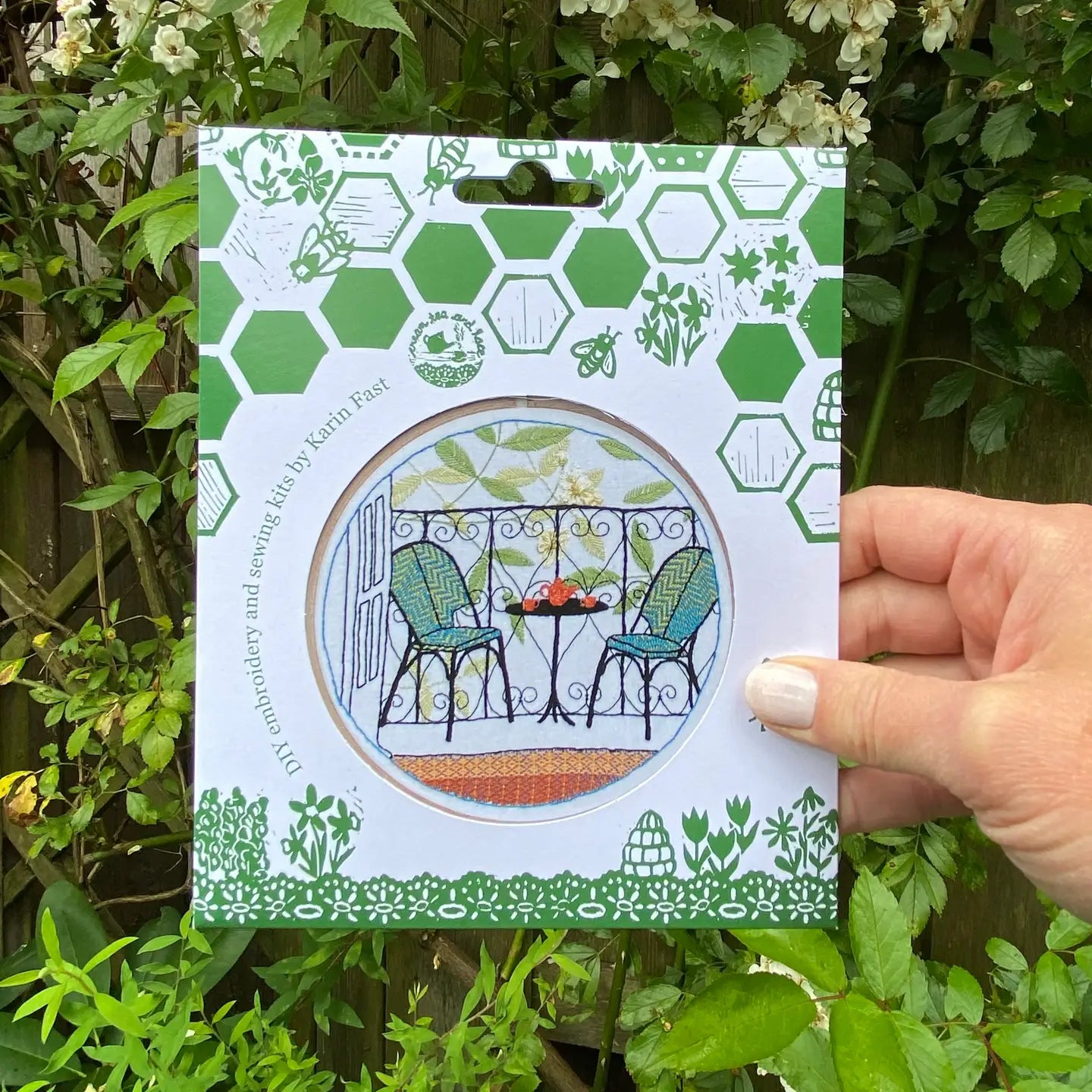 Broderi-mønster Cream Tea and Lace