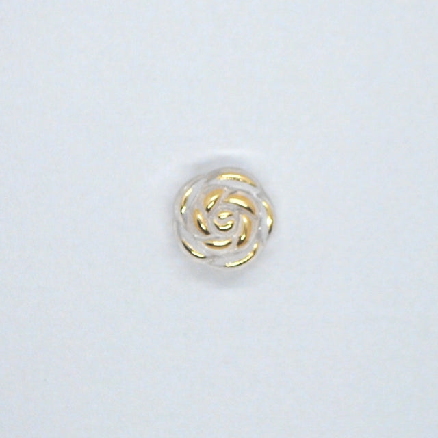 Blomsterknap klar/guld