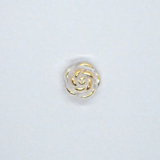 Blomsterknap klar/guld