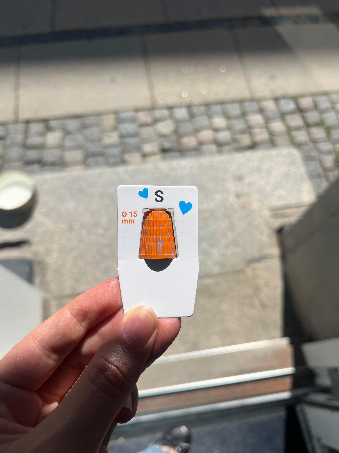 Prym Fingerbøl love ass. str. 15/17/19 mm farvet zink