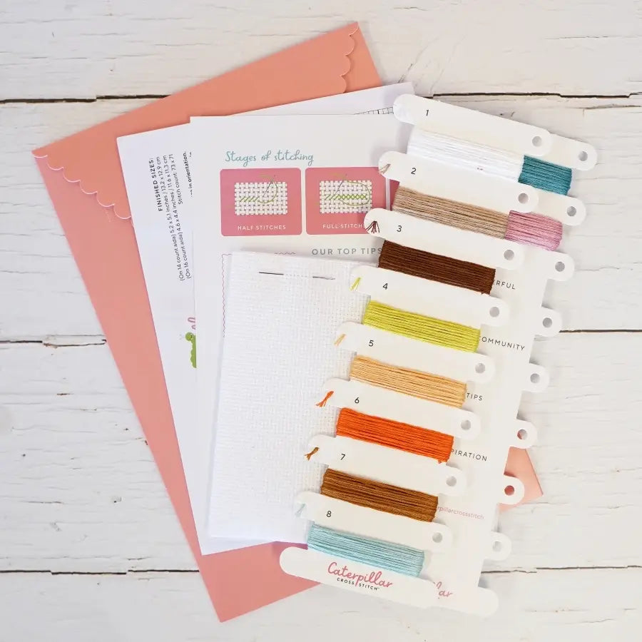Kaffe og te broderi-kit