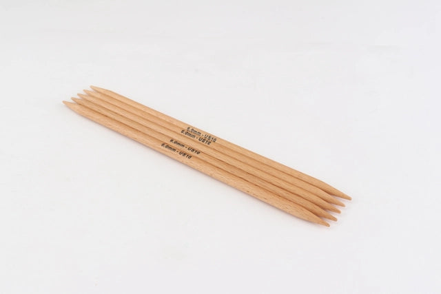 KnitPro basix beech strømpepinde i træ