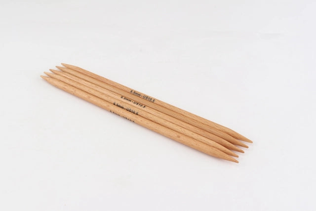 KnitPro basix beech strømpepinde i træ