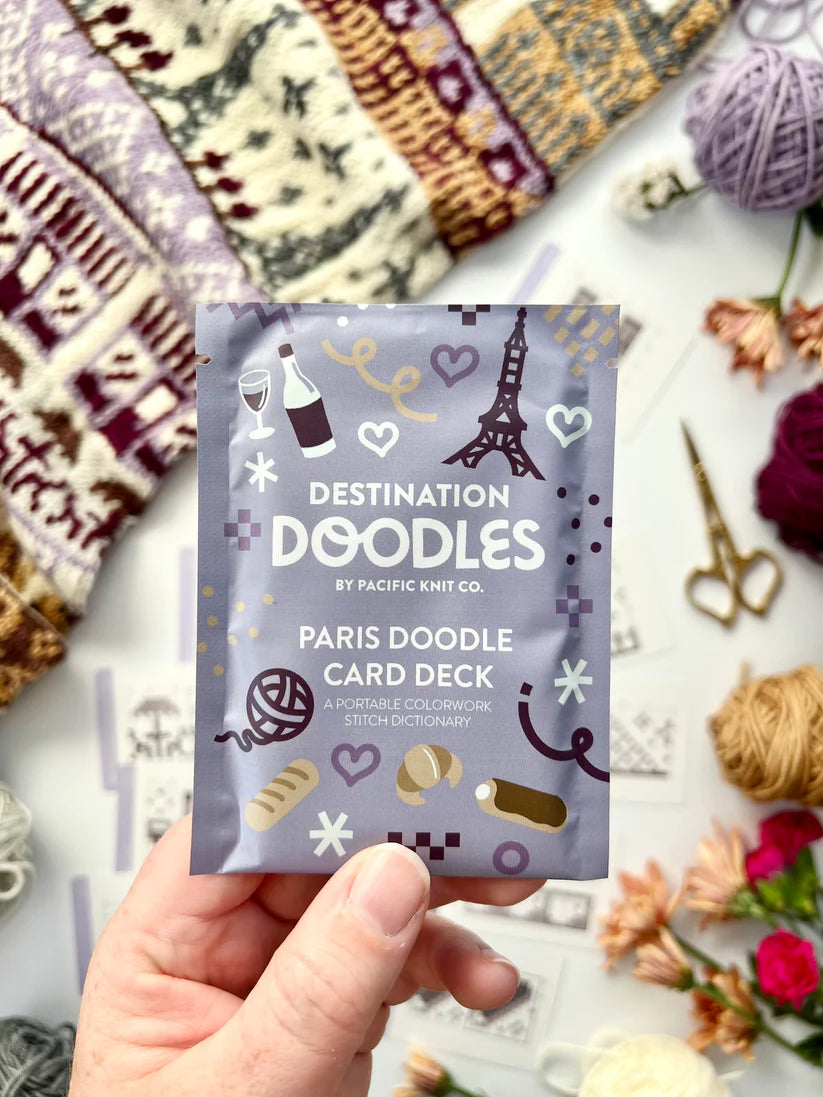 Doodle cards/Strikkekort/Skriblestrikkekort/kort