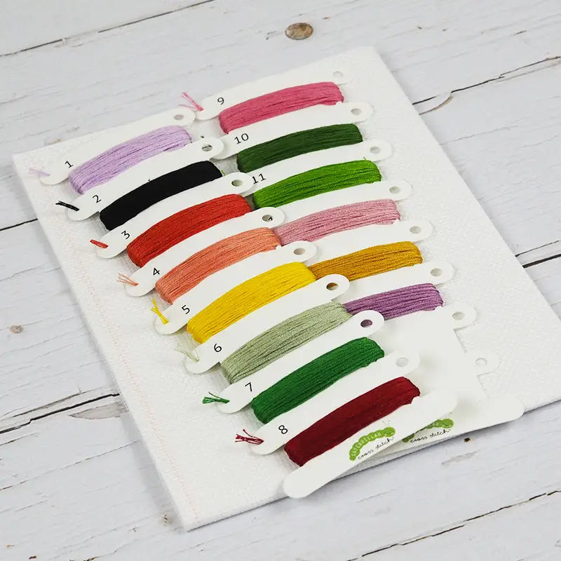 Blomster broderi-kit