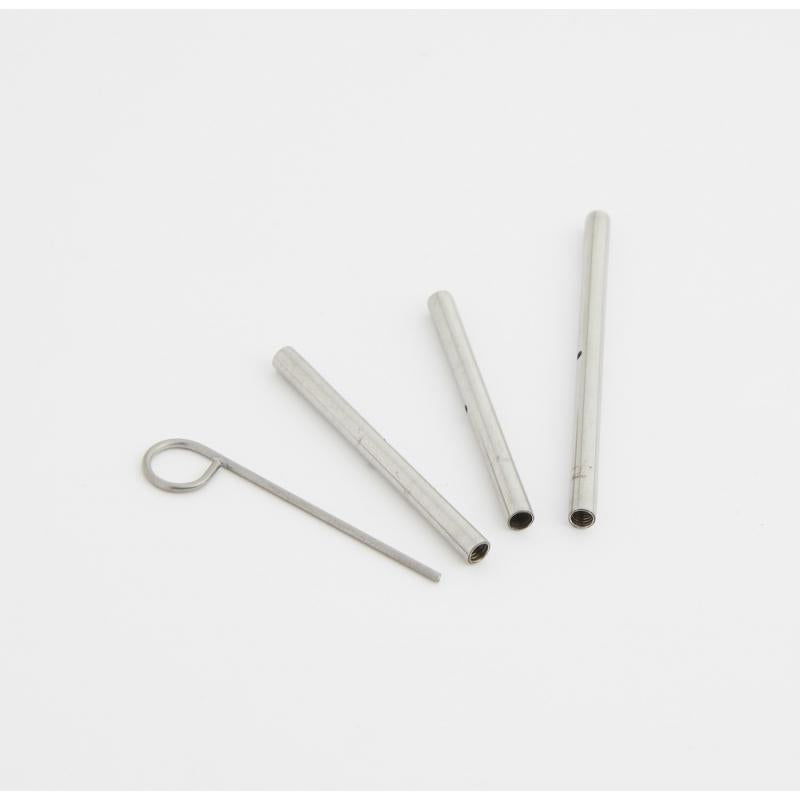 KnitPro Wire-forbindelsesled (2x35 mm, 1x50 mm) med nøgle